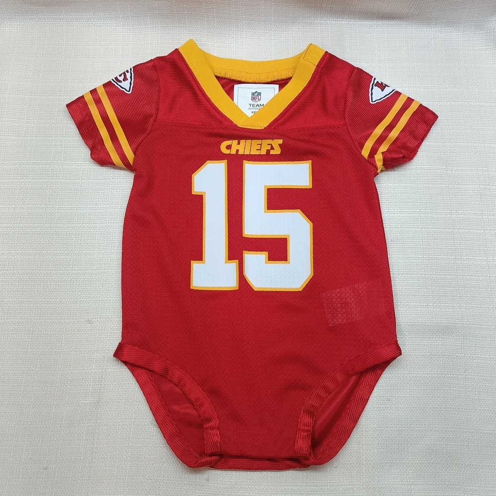 Patrick Mahomes Kansas City Chiefs NFL Jersey Bodysuit 3-6‎ Months
